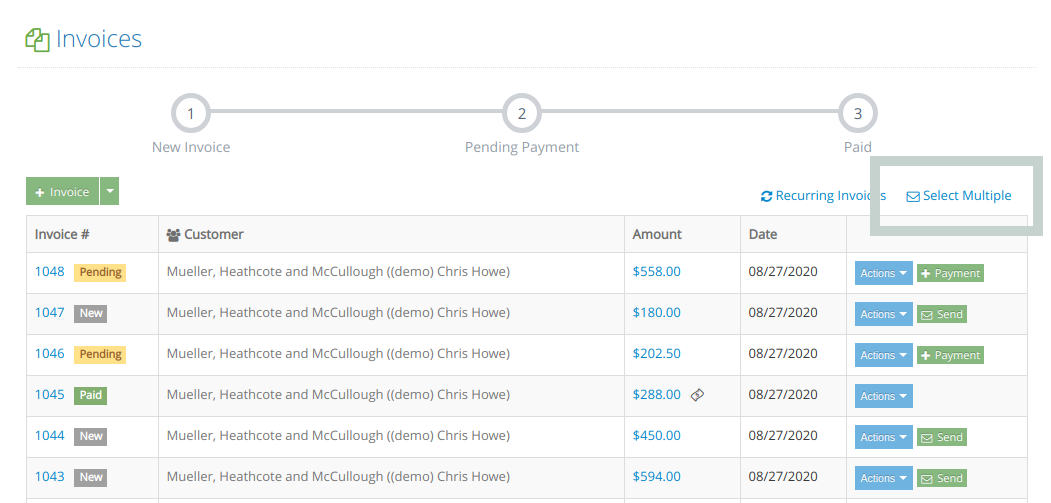 Email or Print Multiple Invoices in a Batch – Yardbook Tutorials